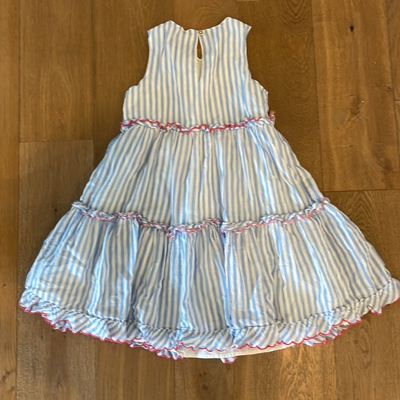 Crewcuts Embroidered Scallop Trim Dress - Picture 5 of 5